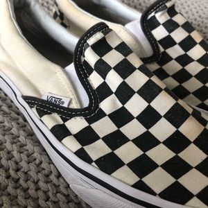 🖤🏁Classic Checker Vans🏁🖤